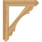 Ekena Millwork Olympic Arts & Crafts Rough Sawn Bracket, Western Red Cedar, 6"W x 38"D x 44"H BKT06X38X44OLY03RWR - alternate 3